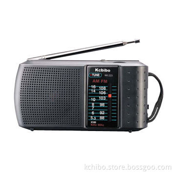 Pocket radios with 2 bands, power indicator and earphone jack